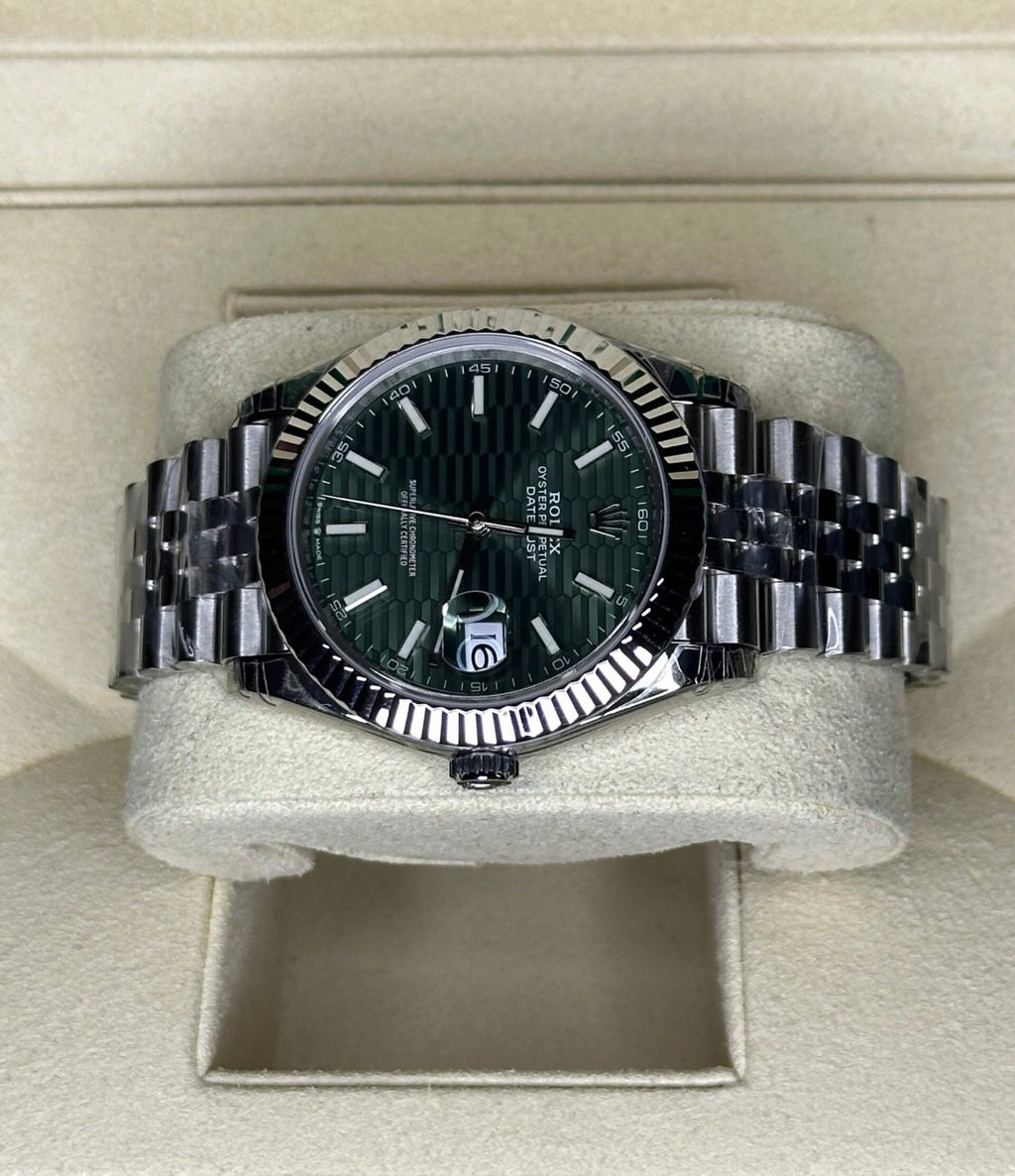 Rolex Datejust Mintgreen Motif Daily