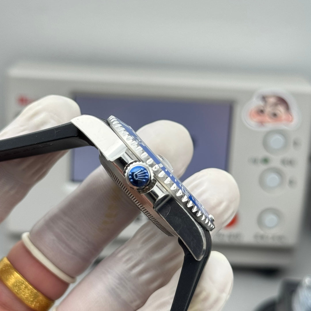 Rolex Silver Blue Submarine X Labubu Blacken