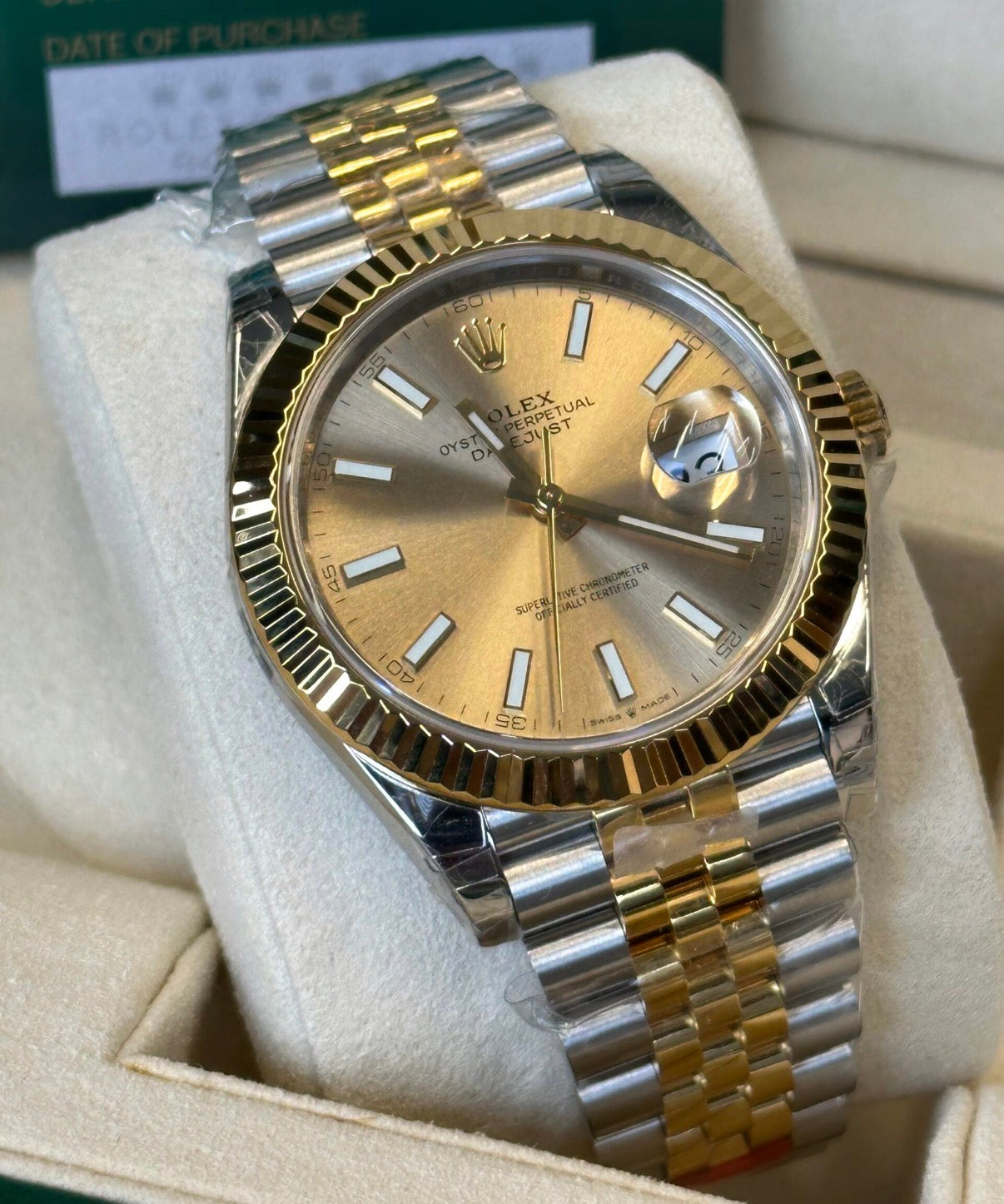 Rolex Datejust Two-Tone Gold Dail