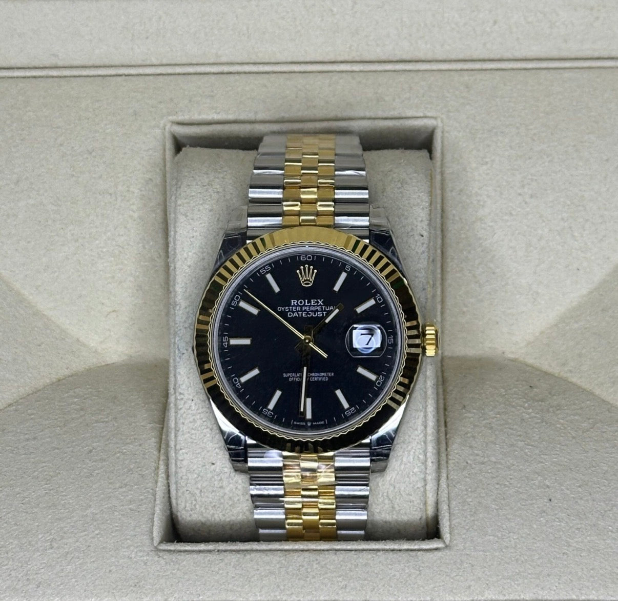 Rolex Datejust Two-Tone Black Dail