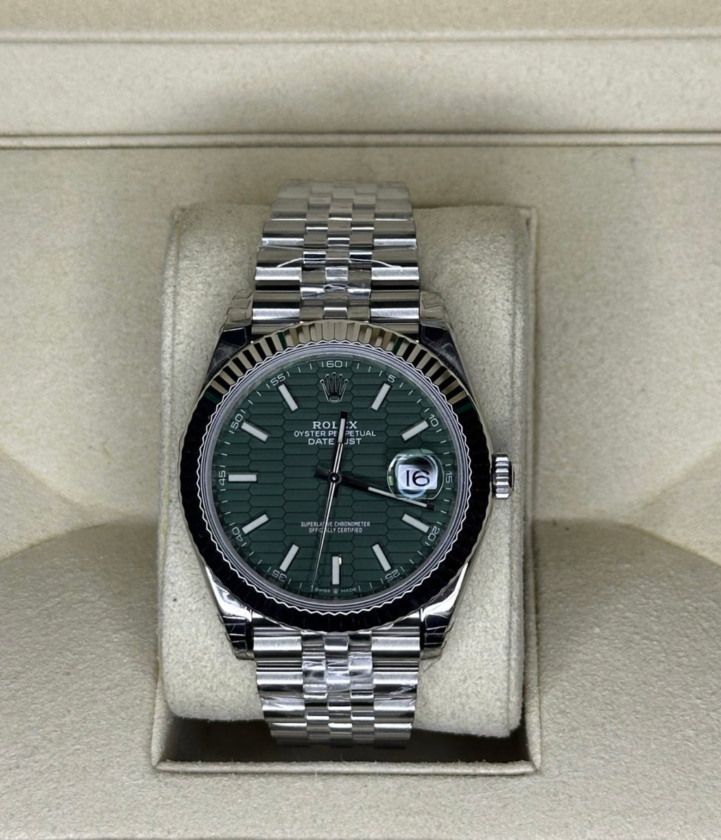 Rolex Datejust Mintgreen Motif Daily