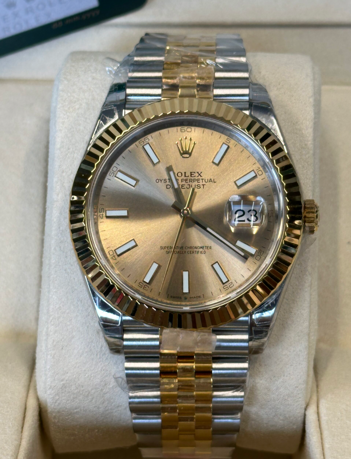 Rolex Datejust Two-Tone Gold Dail