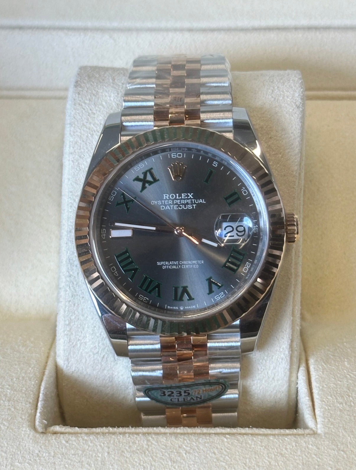 Rolex Datejust "Wimbledon" Two-Tone Gold Watch