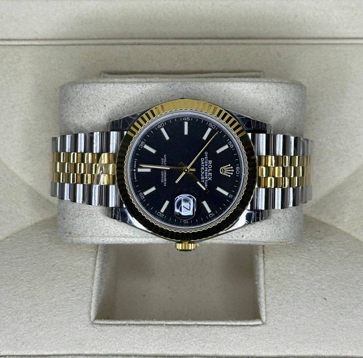 Rolex Datejust Two-Tone Black Dail