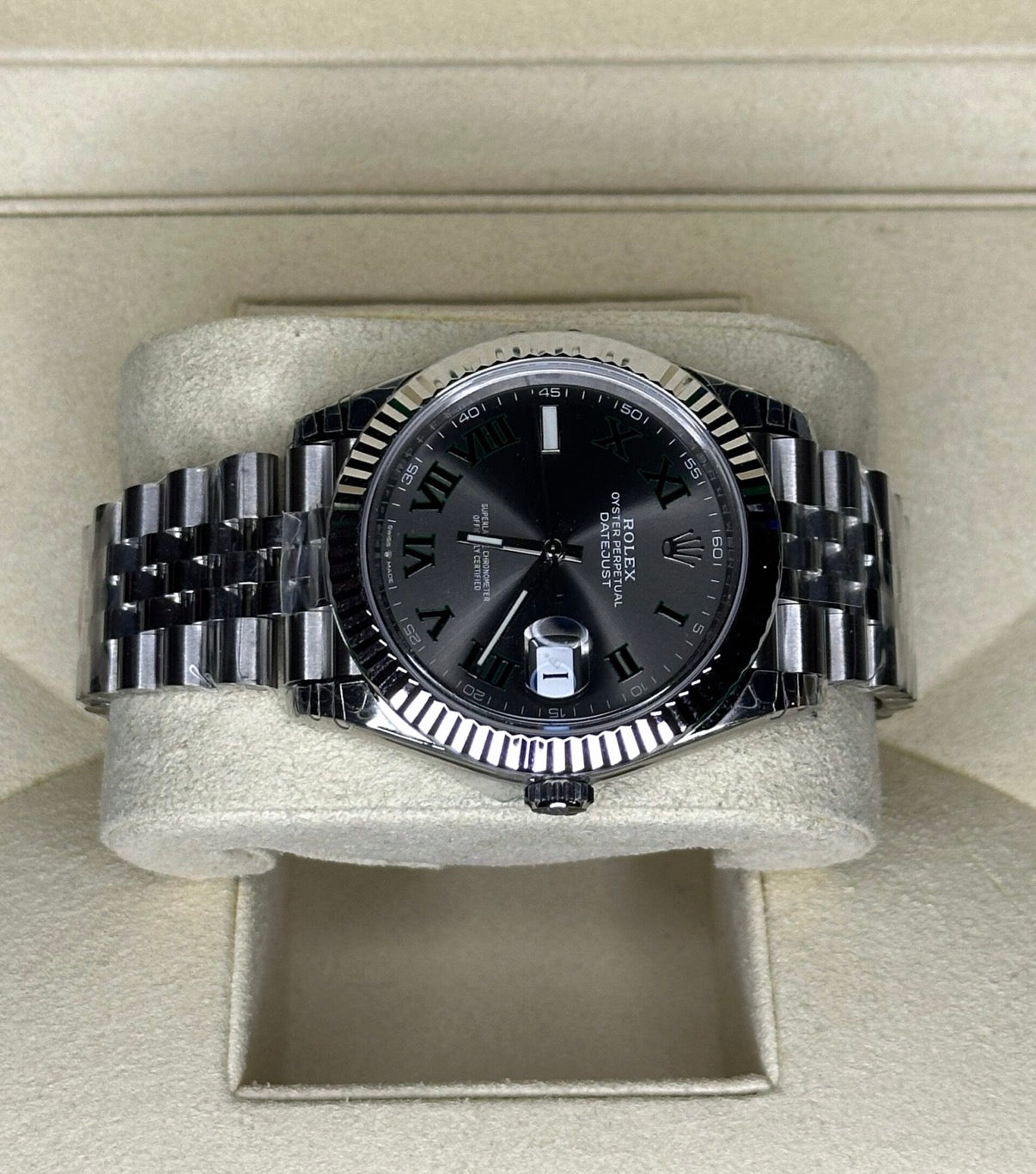 Rolex Datejust "Wimbledon" Grey Dail