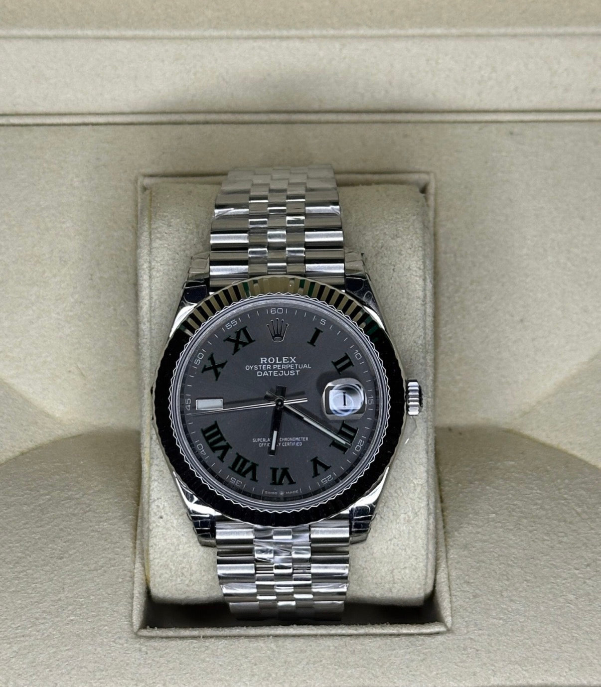 Rolex Datejust "Wimbledon" Grey Dail