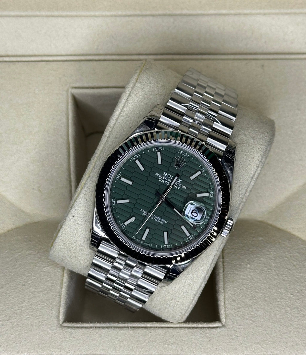 Rolex Datejust Mintgreen Motif Daily