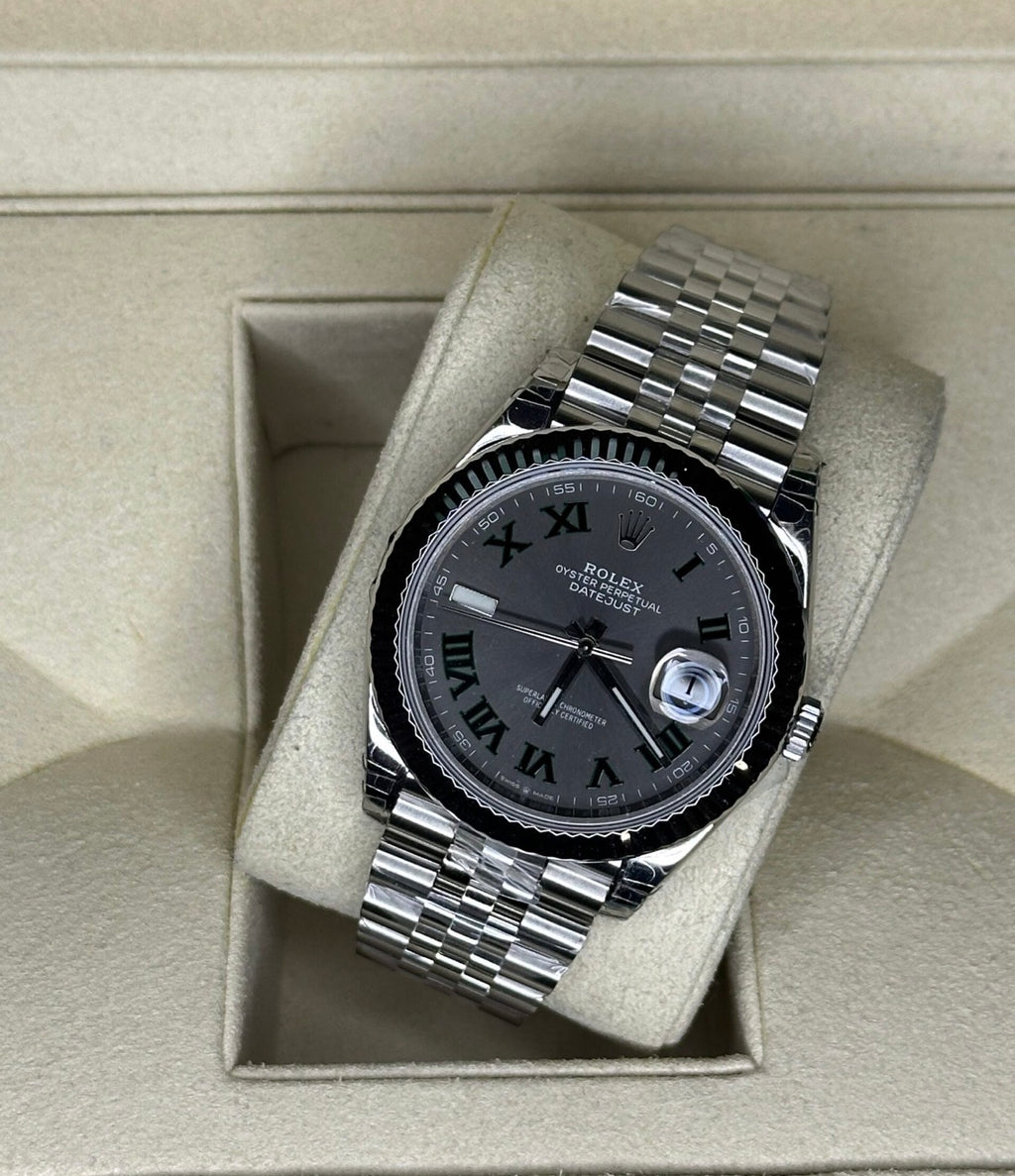 Rolex Datejust "Wimbledon" Grey Dail