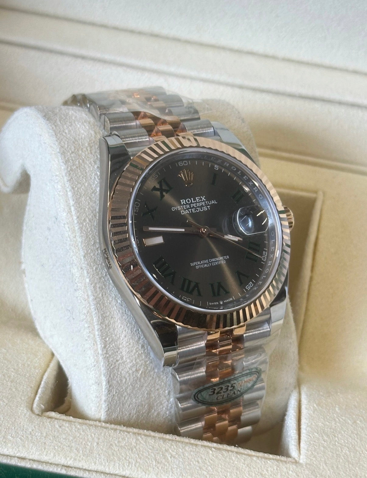 Rolex Datejust "Wimbledon" Two-Tone Gold Watch