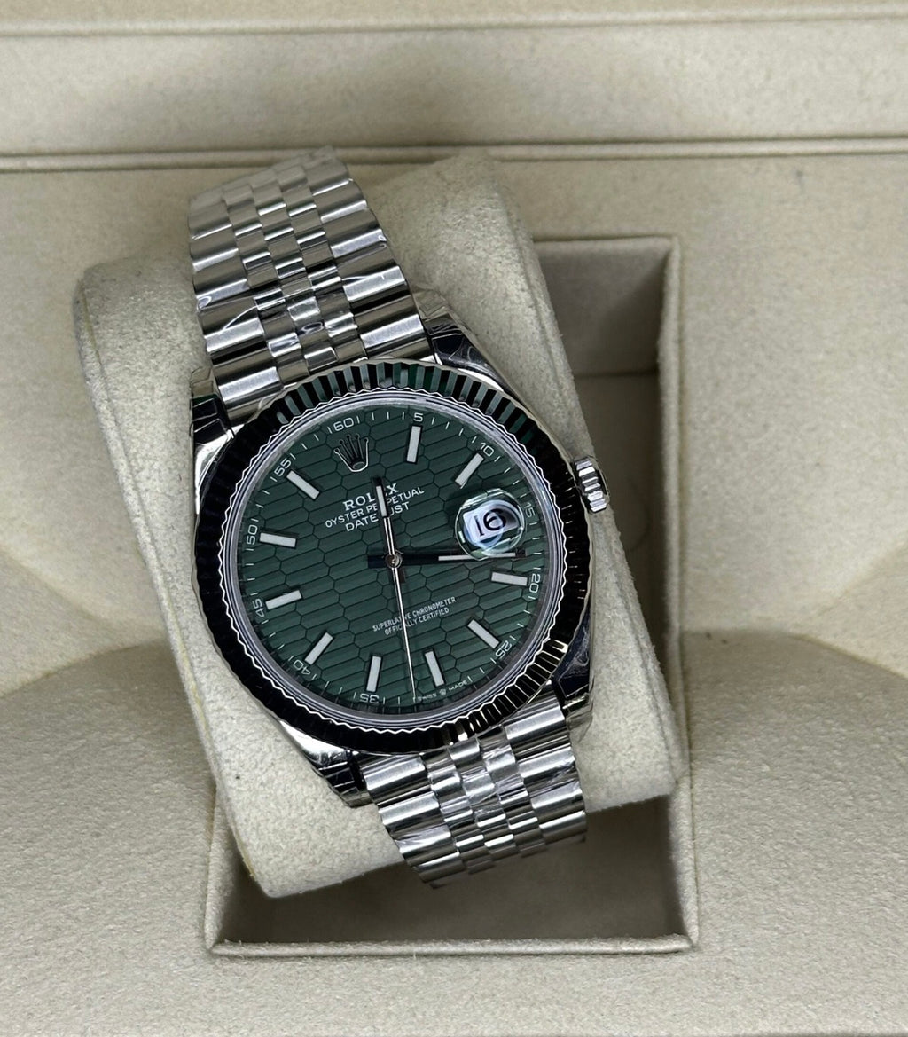 Rolex Datejust Mintgreen Motif Daily