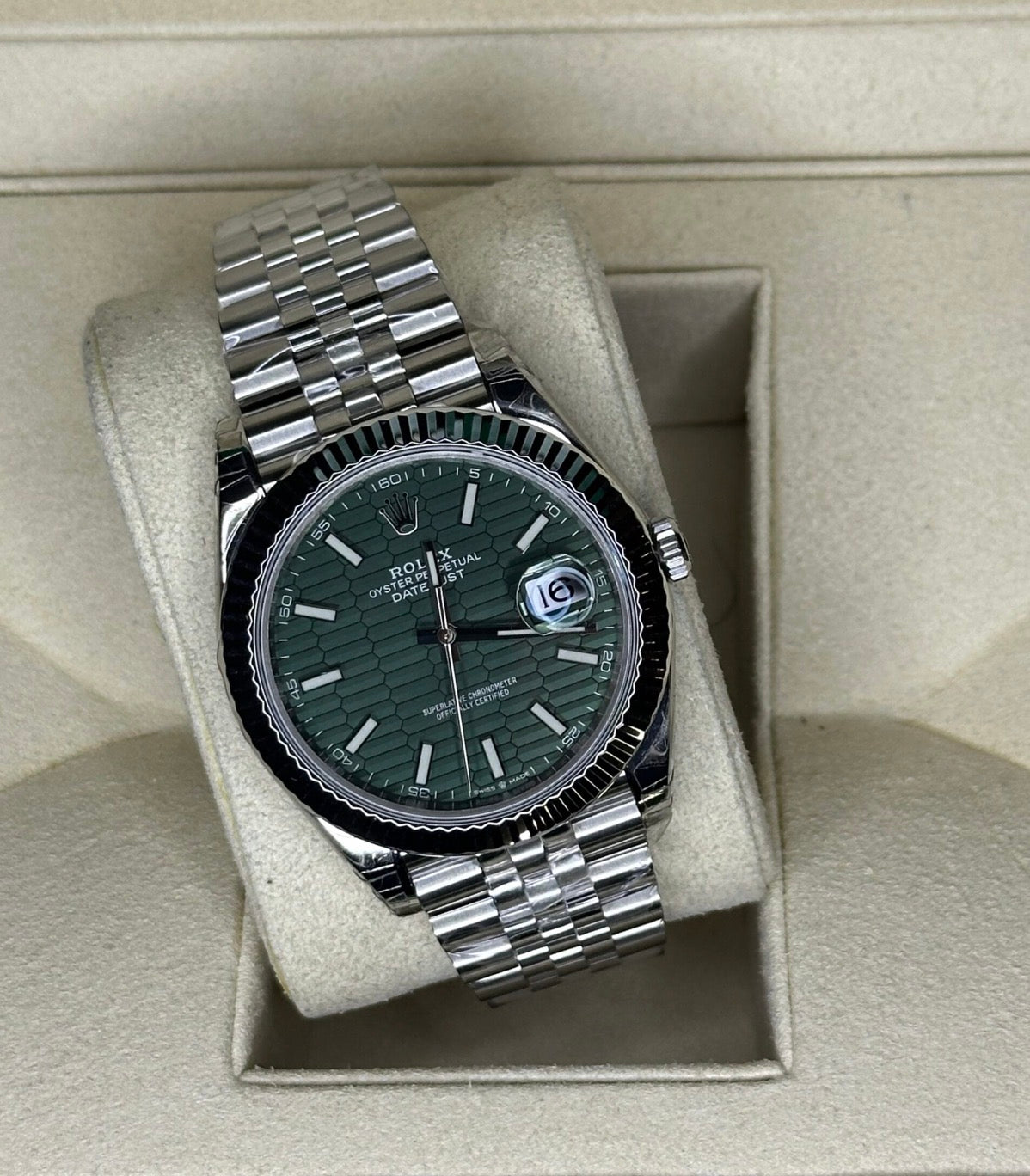 Rolex Datejust Mintgreen Motif Daily