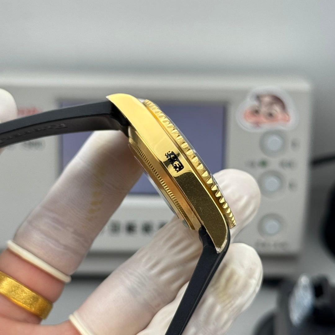 Rolex Gold Black Submarine X Labubu Blacken