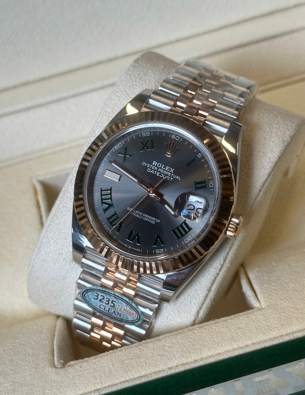 Rolex Datejust "Wimbledon" Two-Tone Gold Watch