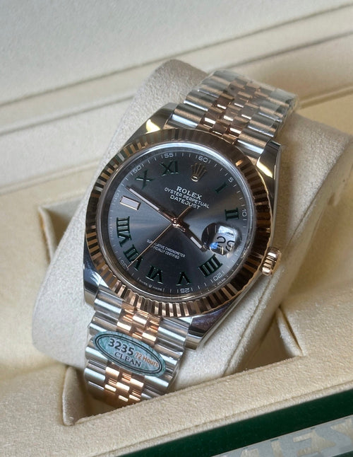 Rolex Datejust "Wimbledon" Two-Tone Gold Watch