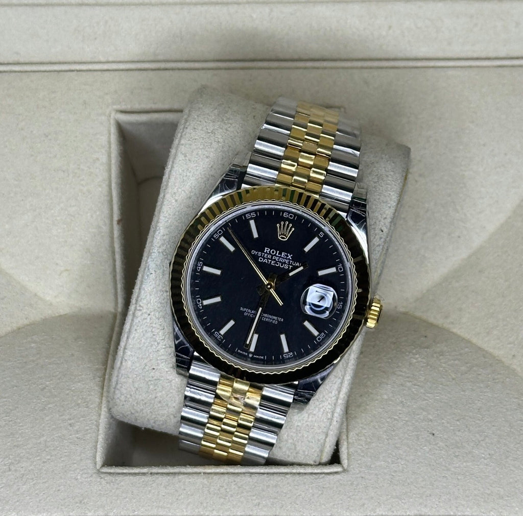 Rolex Datejust Two-Tone Black Dail