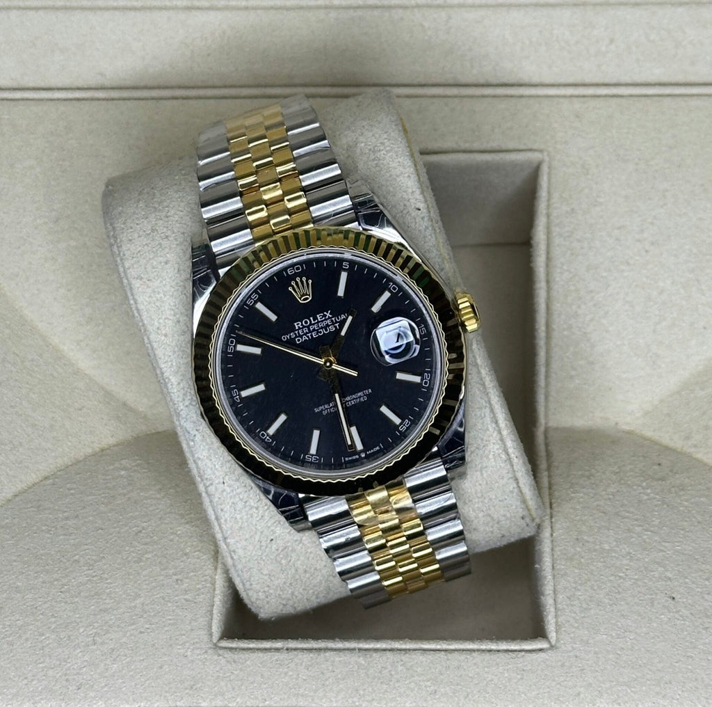 Rolex Datejust Two-Tone Black Dail