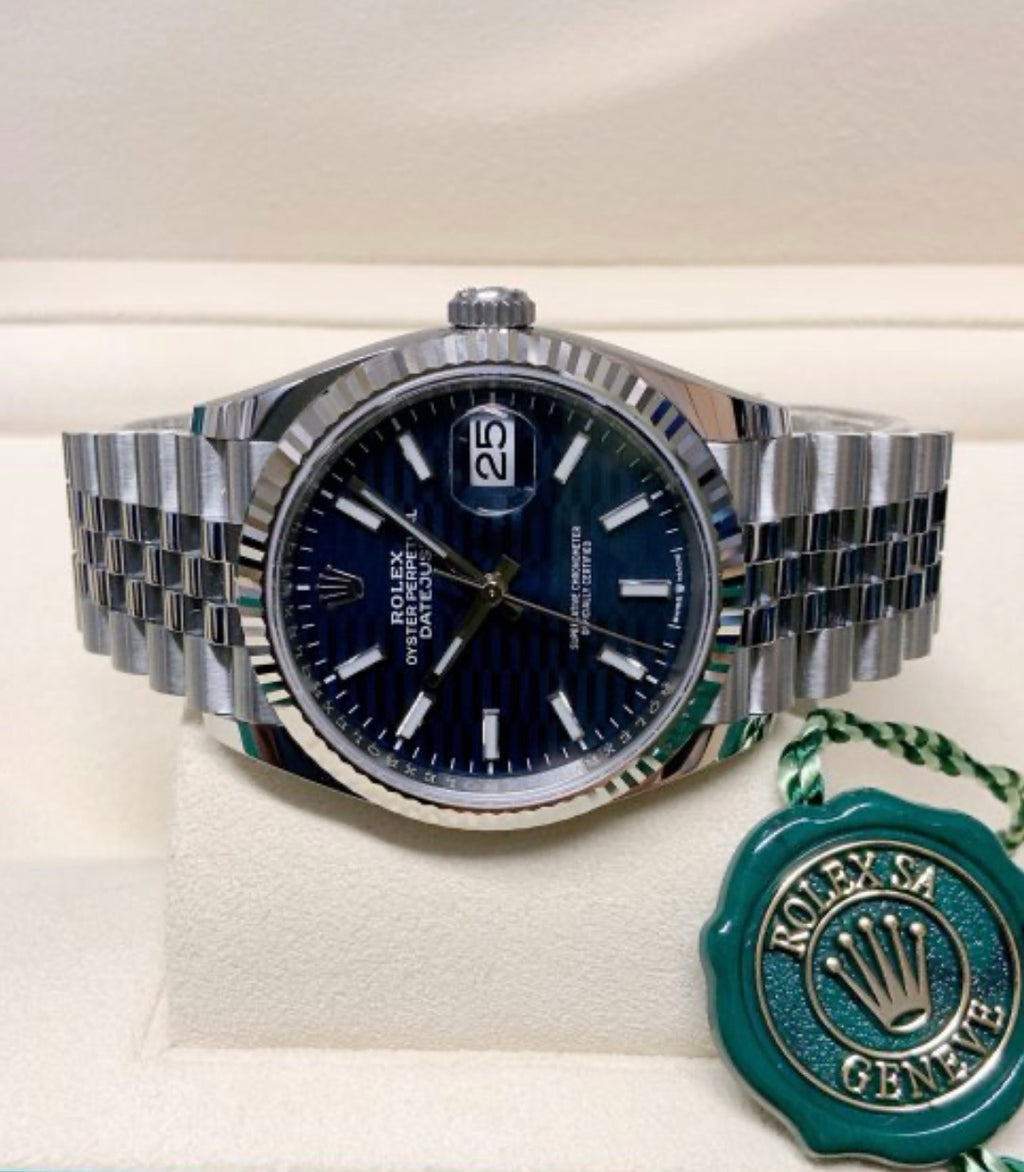 Rolex Datejust Blue Motif Dail (Super Clone)