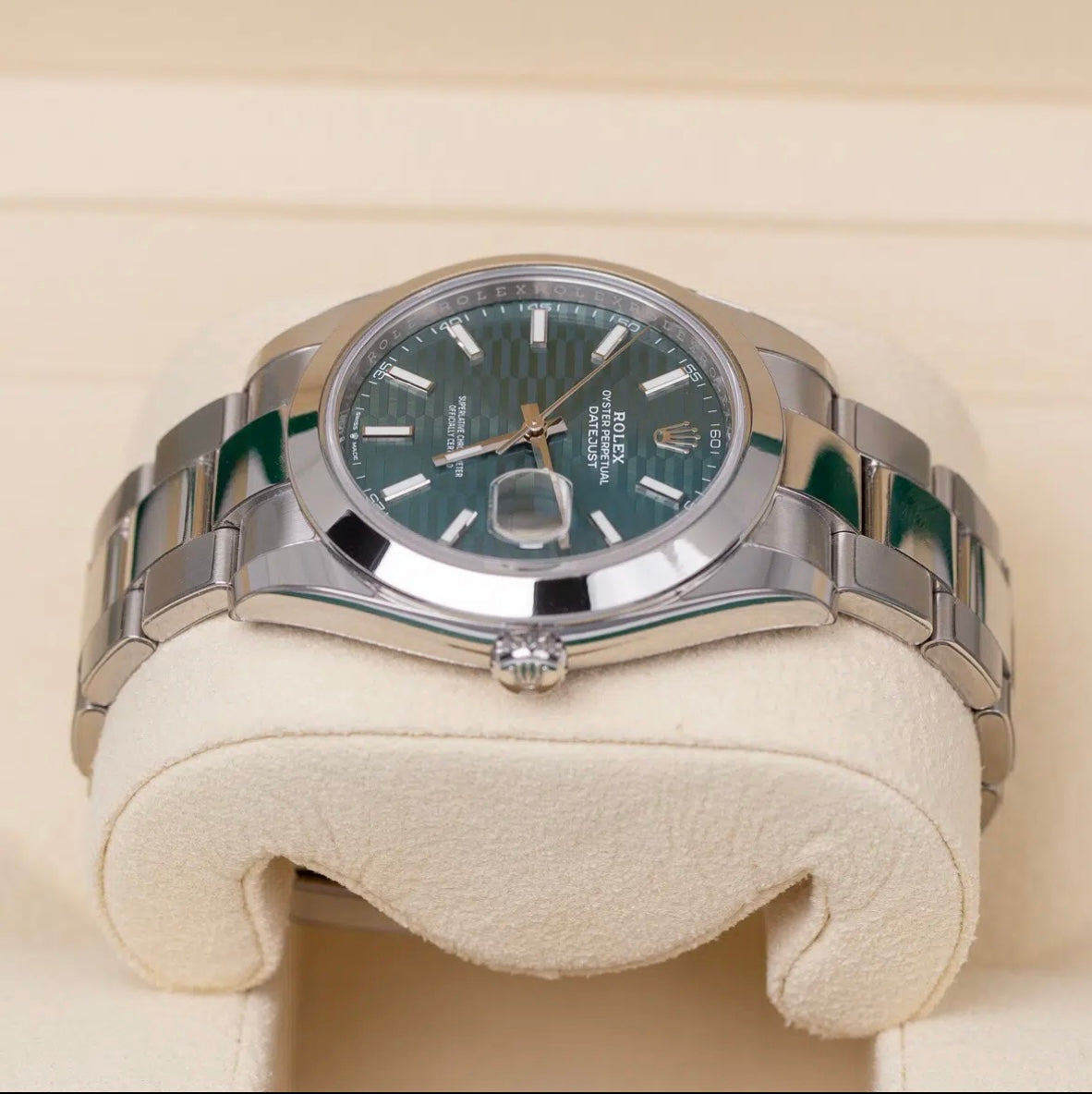 Rolex Datejust green Motif Dail (Super Clone)
