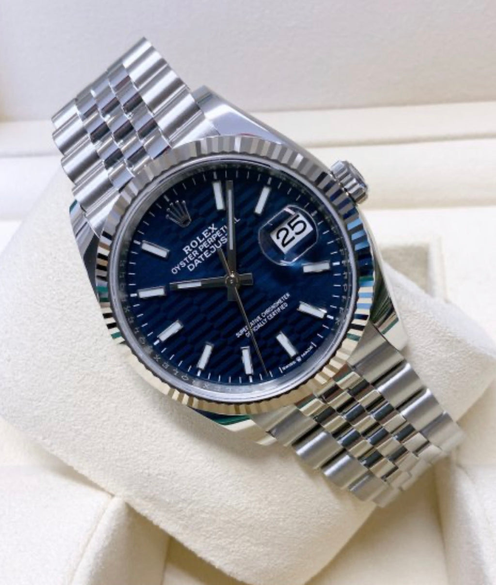 Rolex Datejust Blue Motif Dail (Super Clone)