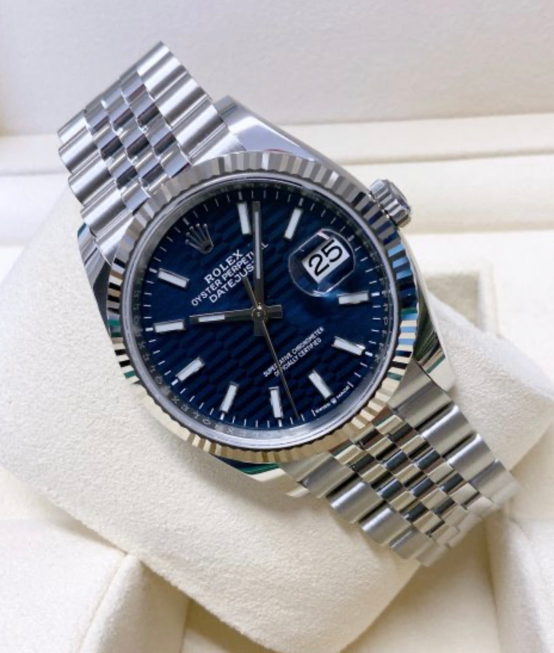 Rolex Datejust Blue Motif Dail (Super Clone)