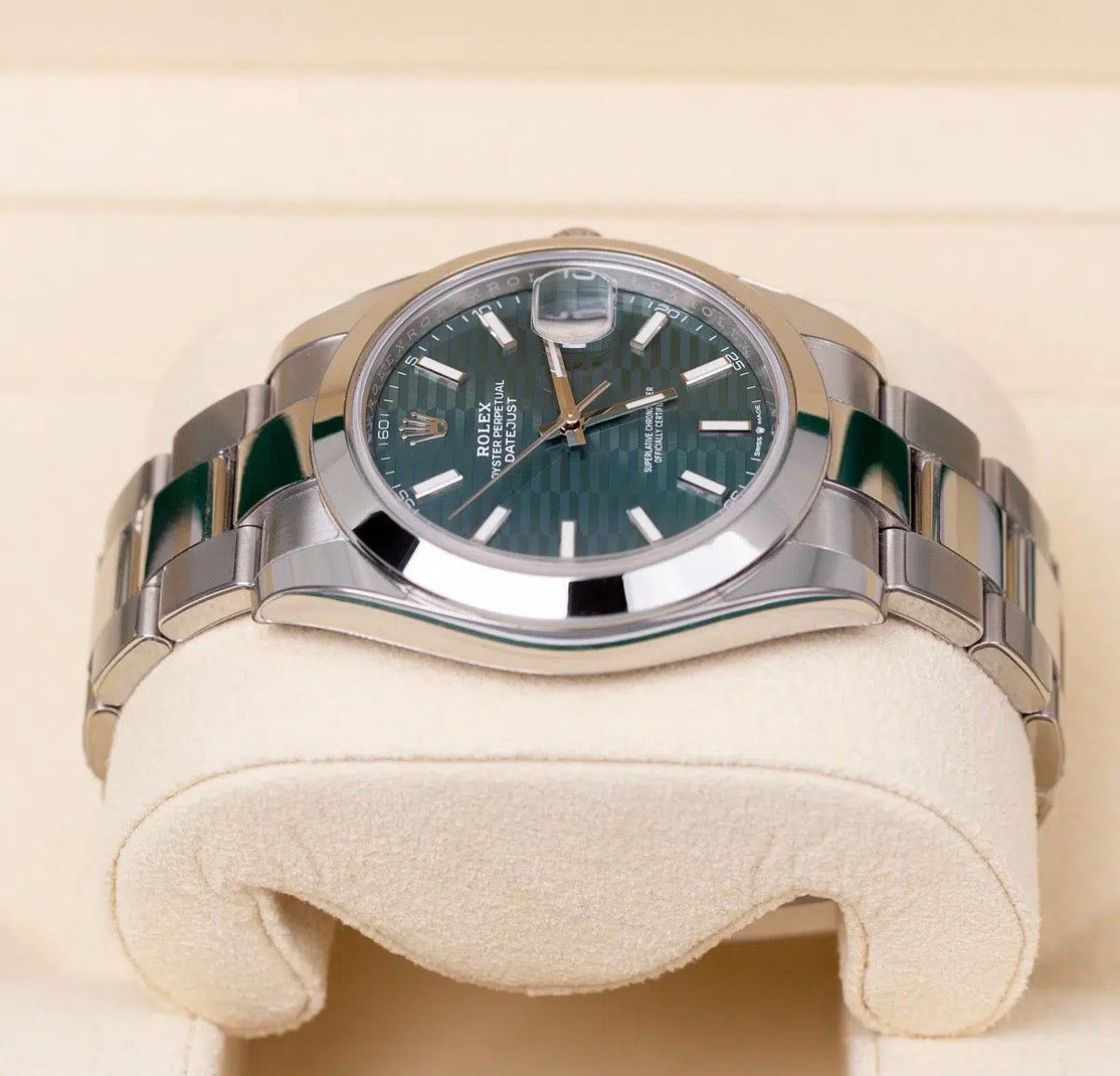 Rolex Datejust green Motif Dail (Super Clone)