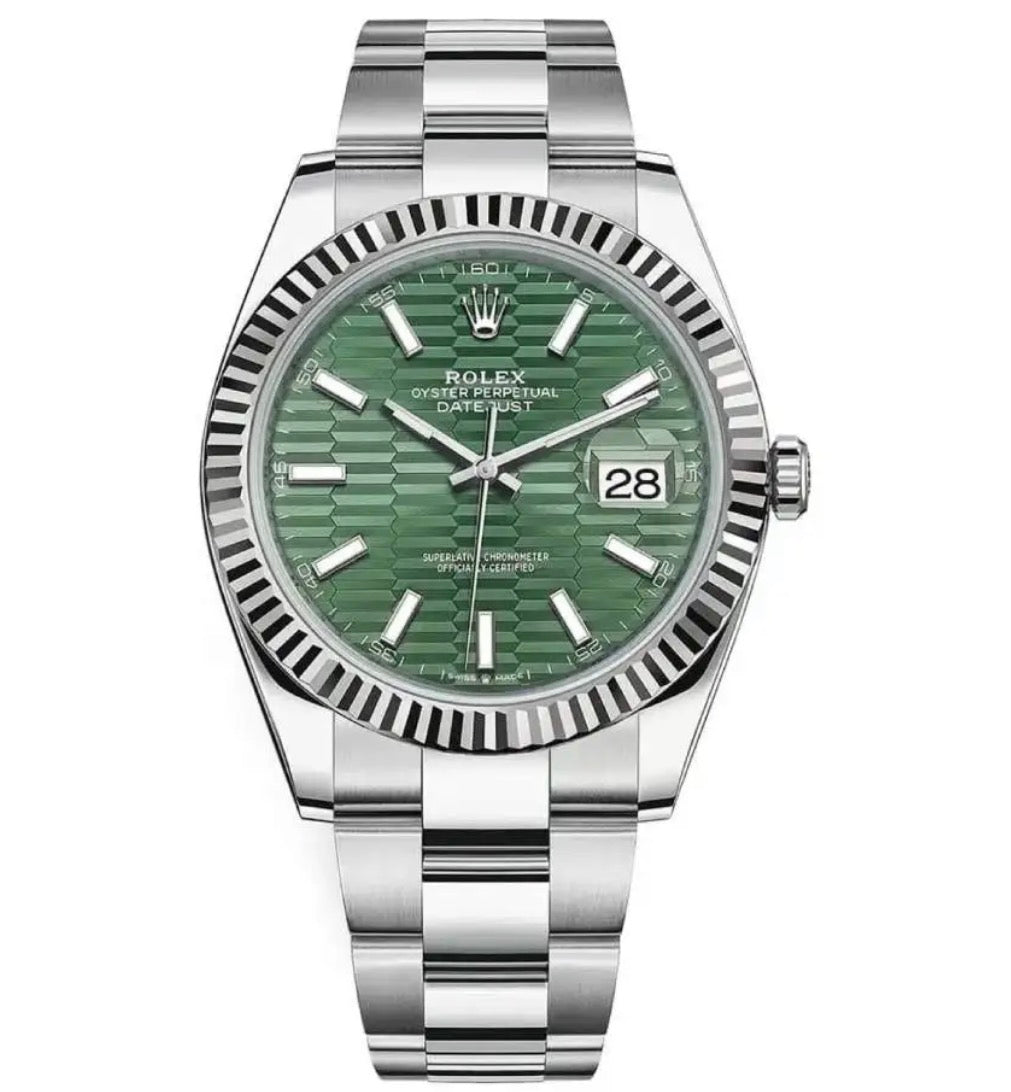Rolex Datejust green Motif Dail (Super Clone)