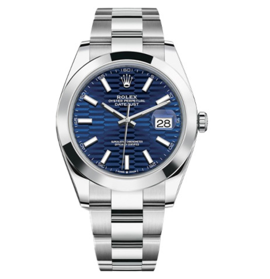 Rolex Datejust Blue Motif Dail (Super Clone)