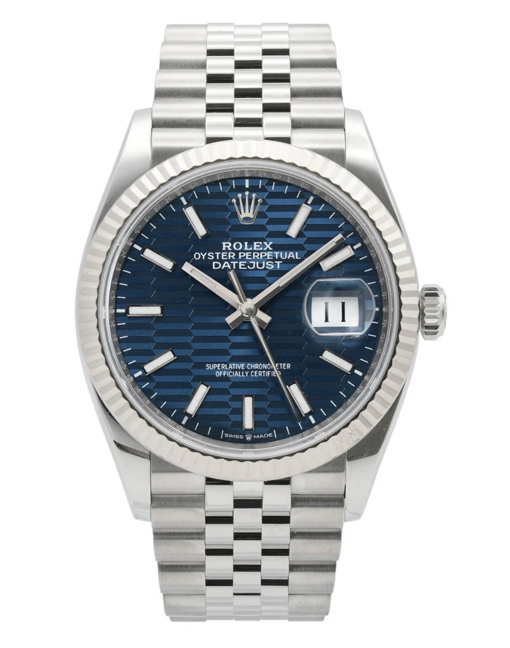 Rolex Datejust Blue Motif Dail (Super Clone)